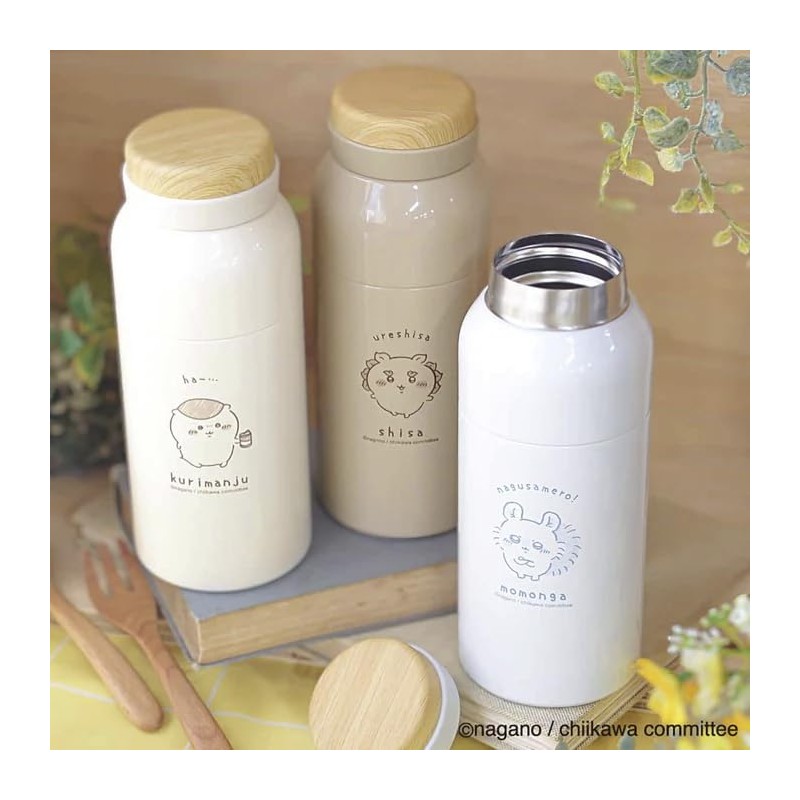 Hokkori Stainless Steel Bottle, Chiikawa