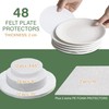 LotFancy China Storage Containers - Quilted 6-Piece Set Storage Box-