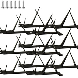WHCDSTGJ Metal Anti Climb Spikes for Fences and Walls, Effectively Avoided Invaders Climbing Attempts.(Size 60 inches)