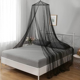 Rainbow Mosquito Net Bed Canopy for Girls, Multi-Colored Canopy Bed Curtains Full Queen Size from Ceiling, Dome Mosquito Netting Bed Tent Twin Girls Princess Canopy King Bed Decor