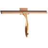 OPERNEE Shower Squeegee with Self Adhesive Hook, 14 Inches Stainless