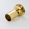 Pop Up Sink Drain With Overflow Bouncing Style Stopper Brass