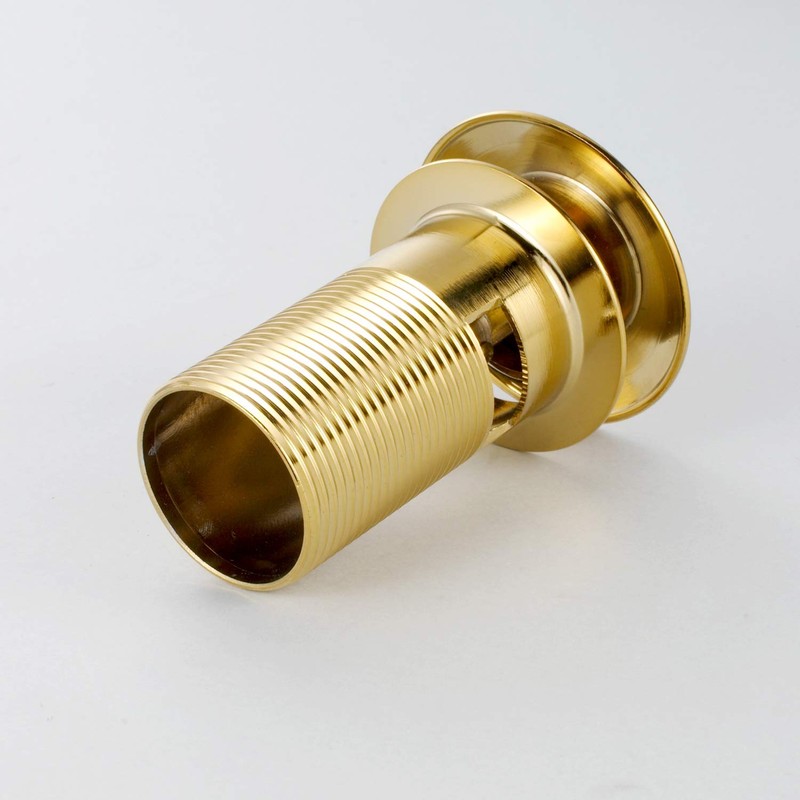 Pop Up Sink Drain With Overflow Bouncing Style Stopper Brass