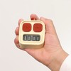 Digital Kitchen Timer LCD Display Robot Shaped Portable Countdown Timer