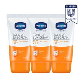 Bacerine Tone Up Sun Cream 50ml X 3 / 바세린 톤업 선크림 50ml x 3개