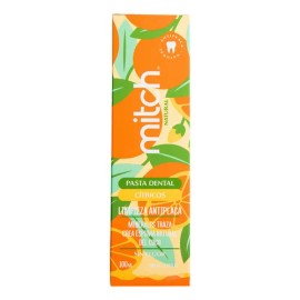 Pasta Dental Natural Mitch de Cítricos 100ml Antiplaca Sin Flúor