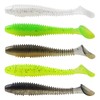 MAFIMOEA50/40/30Pcs Paddle Tail Swim Baits Lures Fishing Soft Plastic Lure