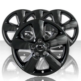 Upgrade Your Auto Set of Four 20" Gloss Black ABS Wheel Skin Covers for Dodge RAM 1500 2013-2018