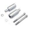 HONGK Chrome Extended Frame Sliders Crash Protectors For 2003-2006 Honda