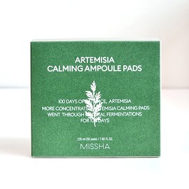 Missha Artemisia Calming Ampoule Pads 50 sheets 225ml / 미샤 개똥쑥 진정 앰플 패드 50매  225ml
