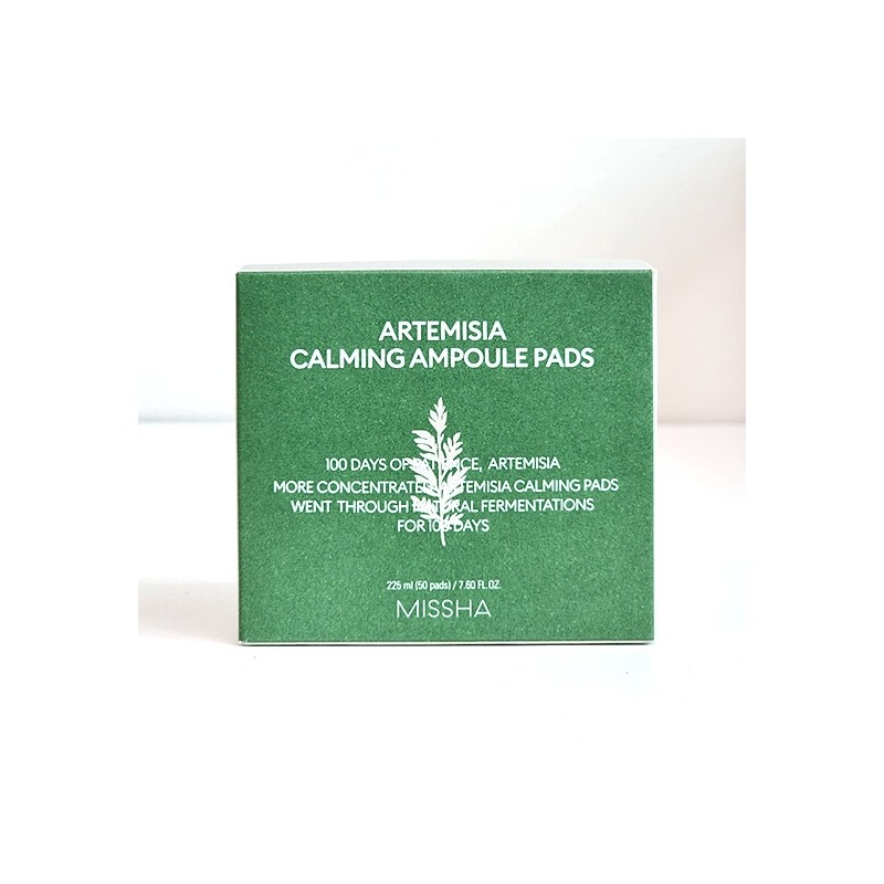Missha Artemisia Calming Ampoule Pads 50 sheets 225ml / 미샤