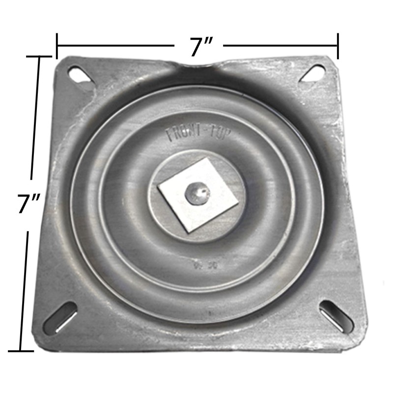 chairpartsonline 7" Heavy Duty Replacement Bar Stool Swivel w/ 3