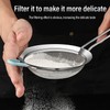 60 Mesh Fine Strainer Stainless Steel Hand Flour Sieve with