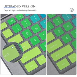 Keyboard Cover Skin for Dell Latitude 5440 5431 5430 5420/Latitude 7440 7430 7420 7410/Latitude 9430 9420 14" Laptop, Dell Latitude 9510 9520 7520 15.6"/Latitude 7640 16“ Protector - Rainbow