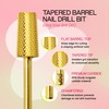 Pana Professional USA Gold TAPERED Barrel Bit Nail Drill (Grit:
