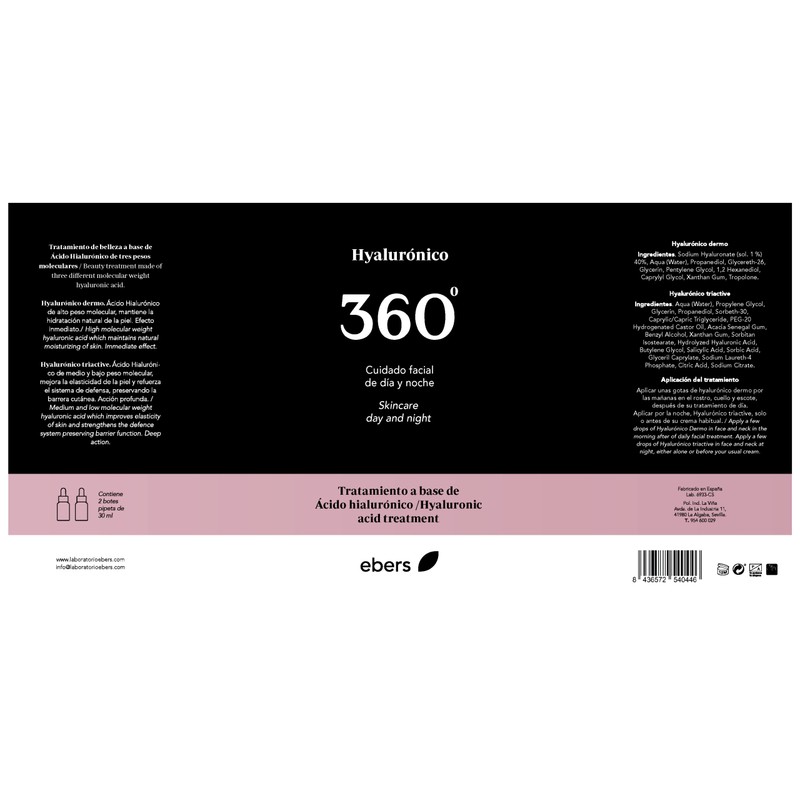 Ebers - Hyaluronic face care day and night 360 2