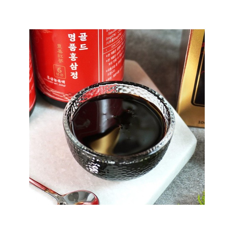 풍기홍삼 6년근 명품 홍삼정 골드 홍삼농축액 240g 1병 Punggi Red