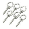 Floyutin 2 in Long Self Tapping EyeBolts M4x50mm Eye Screws
