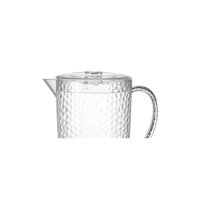 Bello Dimple Clear Plastic Reusable 2 Litre Picnic Water Jug