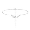 Bewenda Anklets for Women 925 Sterling Silver Ankle Bracelets, Classic