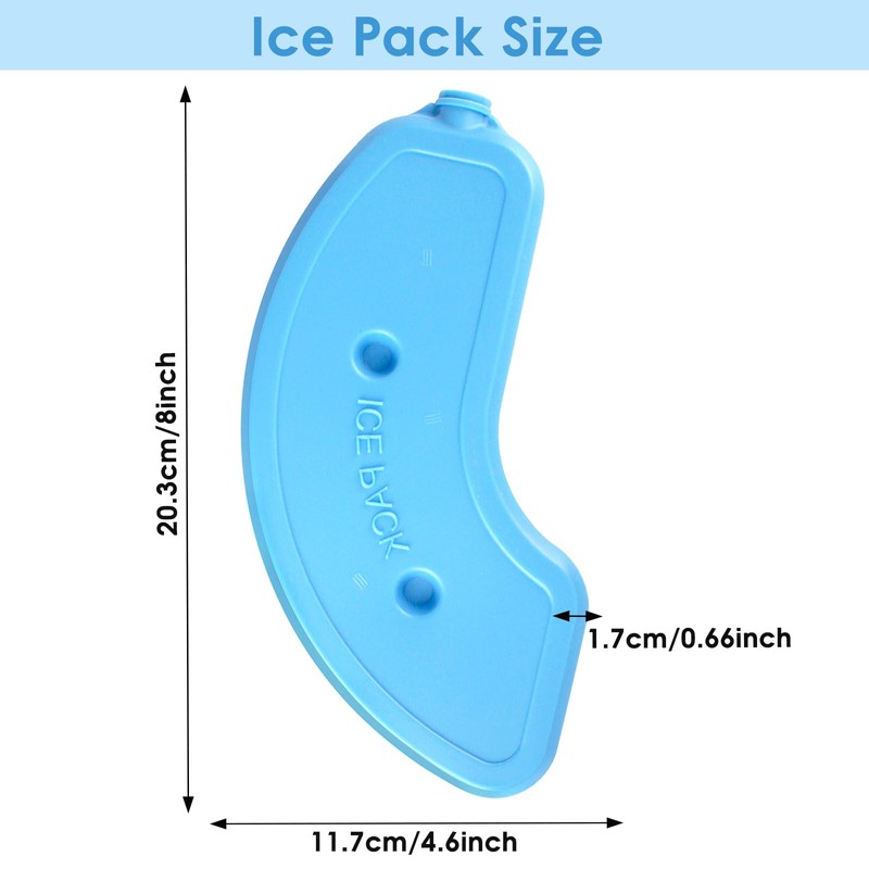 Bsemax 2 Pcs Replacement Ice Packs for Automatic Cat Feeder