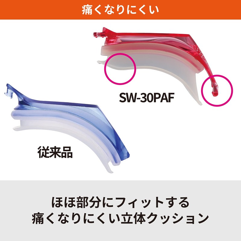 SWANS Swimming Goggles SW-30 PAF BLCB Blue Clear Blue Fitness