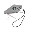 2PCS 6 in 1 Outdoor Knife Sharpener with Compass Survival