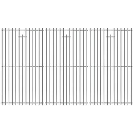BBQ-PLUS 97888 Grill Grates Replacement Parts for Monument 24633 24367 41847NG 35633 35633R 35633G 35633B 13892 17842 D405 D425, Stainless Steel Cooking Grids for Monument 4-Burner Gas Grills, 3 Pack