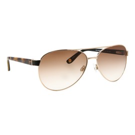 Corinne McCormack Water Mill Womens Sunglasses - Gold/Brown