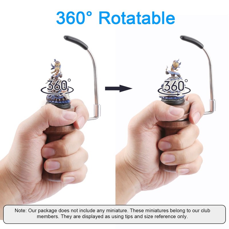 Jucoci Painting Handle for Mini Statues Painting Handle Compatible with