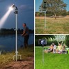 AVMAXCAM Trail Camera Stand Mounts Ground Holder, 3-in-1 Stainless Steels,