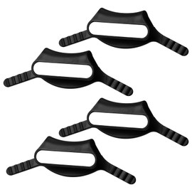 4pcs Stethoscope Identification Tags, Premium Plastic Stethoscope Name Label Stethoscope Accessories ID Charms Perfect Gift for Medical Student Friends or Professors(Black)