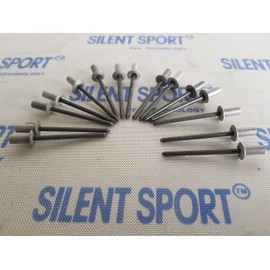 Silent Sport AZ-E034-TOUI Muffler Blind Rivets Metallic