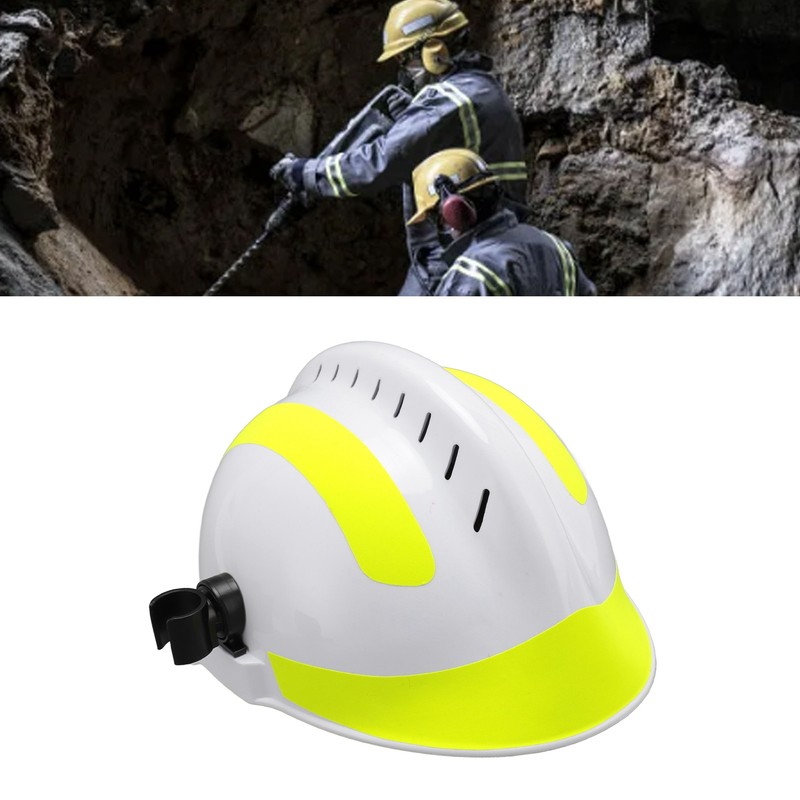 Safety Helmet Heat Resisting Shock Resistance Adjustable Hard Vented Rescue