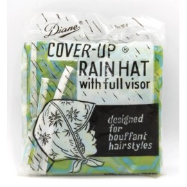 Diane NOS Vintage Diane Cover-Up Rain Hat – Full Visor Bonnet – #718