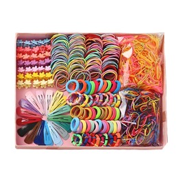 Begadol | Set para peinado de cabello niñas, Ligas, broches, pasadores y donas 780 pcs