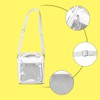 Jagowa Clear Crossbody Bag Small Clear Purses Shoulder Bag Adjustable