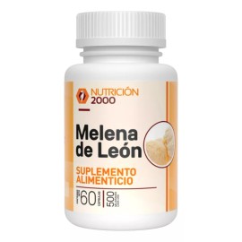 NUTRICION 2000 Melena De León Pura 60 Cápsulas Nutrición 2000 Sabor Sin Sabor