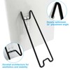 Rierdge 5Pcs Black Self Adjustable Picture Easel Stand Metal Self