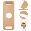 LiQunSweet 50 pcs Kraft Paper Cup Carrier Portable Disposable Holder