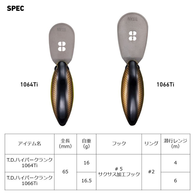 Daiwa TDHC1064Ti Magic Shad Bass Lure