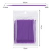TAKUZA Pack of 200 Disposable Micro Brushes Eyelash Brushes for