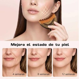 Cepillo de masaje facial para contorno linfático, ergonómico. | Reduce hinchazón, desintoxica, reafirma, mejora brillo y absorción cutánea.
