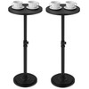 Jchccu 2Pack Drink Table, Small Round Side Table - 360°
