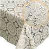 Tablecloth Washable Oilcloth Lace Vinyl Crochet Lace Look 100 x