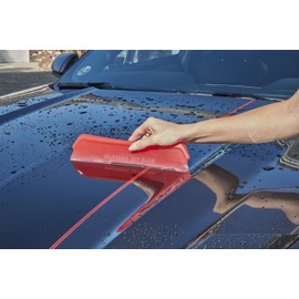 California Car Duster Dry Blade Flexible Auto Drying Tool Red Color