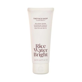 The Face Shop Rice Water Bright Rice Bran Gentle Facial Cleansing Exfoliating, Brightening Facewash Cleanser Skincare Daily Mild