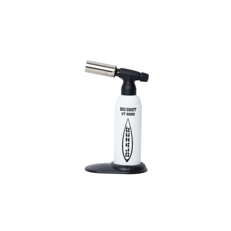 Blazer GT-8000 White/Black Big Shot Torch - Limited Edition (189-8000-WHITE/BLACK)