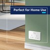 LIDER 2-Gang Switched 13A Socket, 13 Amp Plug Socket with