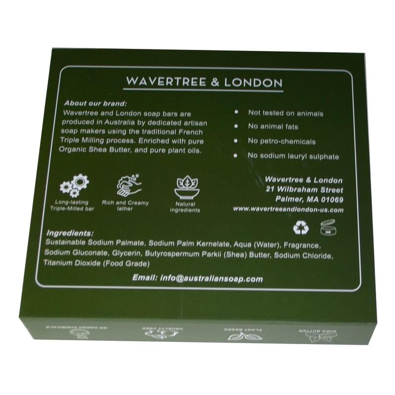 Wavertree & London Natural Soap Bars Gift Set (Set of